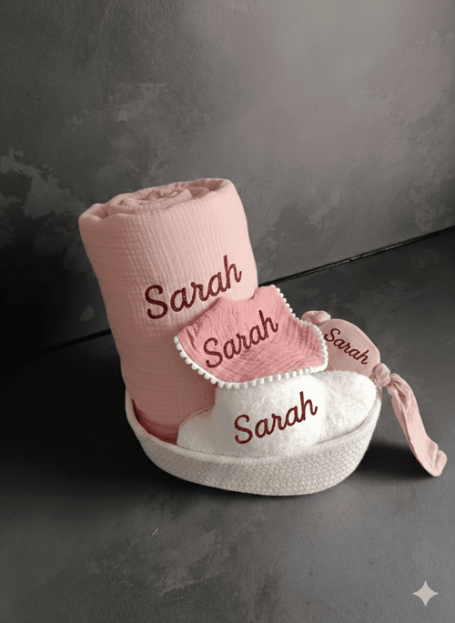 Coffret naissance personnalisé pour fille - Les Pépites Créatives