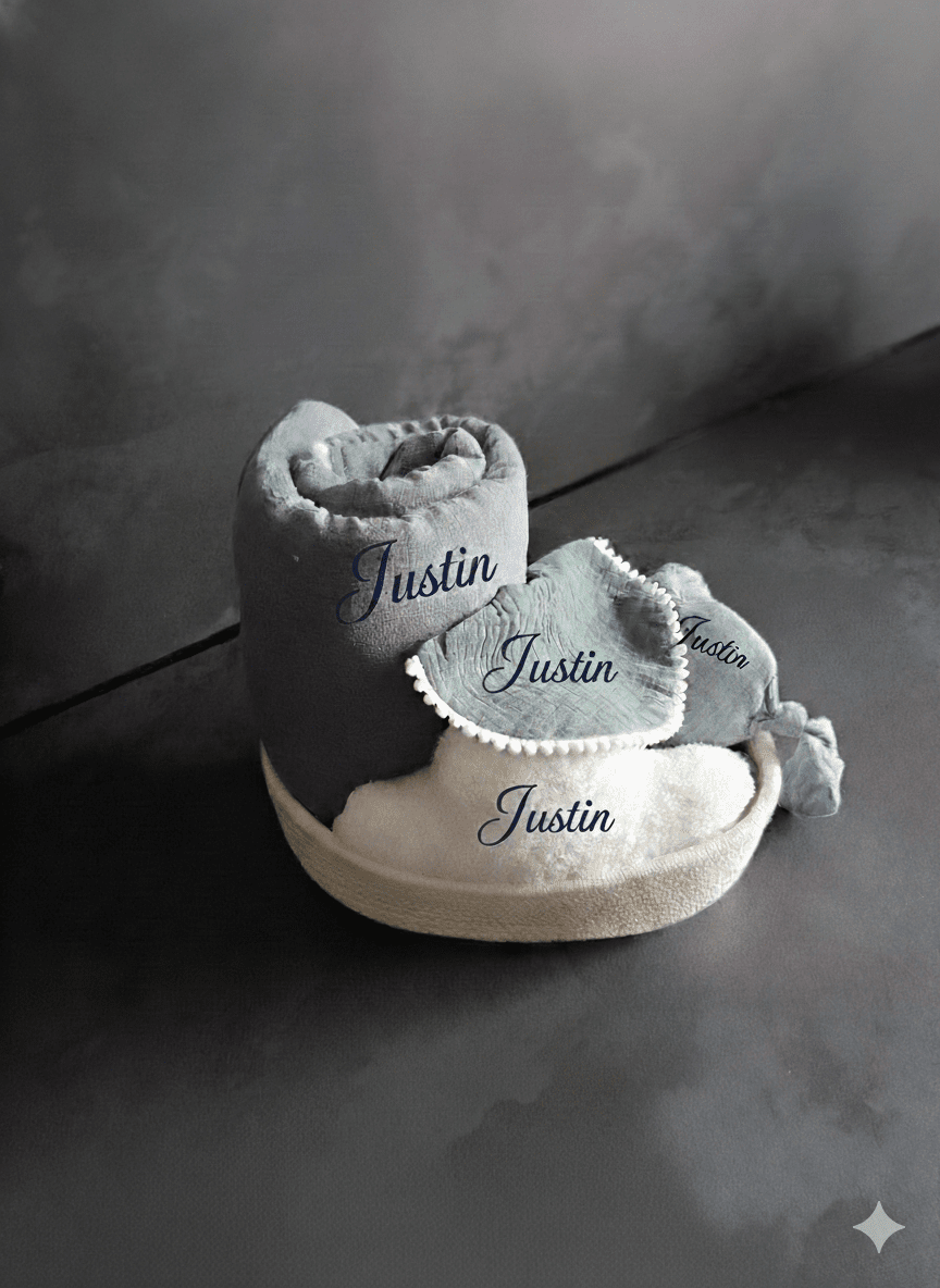 Coffret naissance personnalisé pour garçon - Les Pépites Créatives